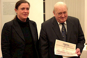 Wolfgang Rösch, 2007, mit Alexandra Ries (Foto: bep)
